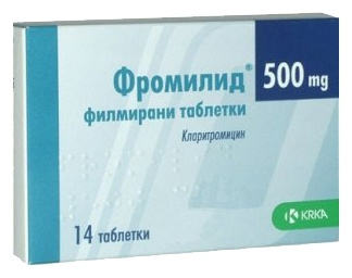 ФРОМИЛИД табл. п/плен. оболочкой 500 мг блистер №14