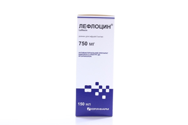 ЛЕФЛОЦИН р-р д/инф. 5 мг/мл бутылка 150 мл