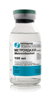 МЕТРОНИДАЗОЛ р-р инф. 5 мг/мл бутылка стекл. 100 мл