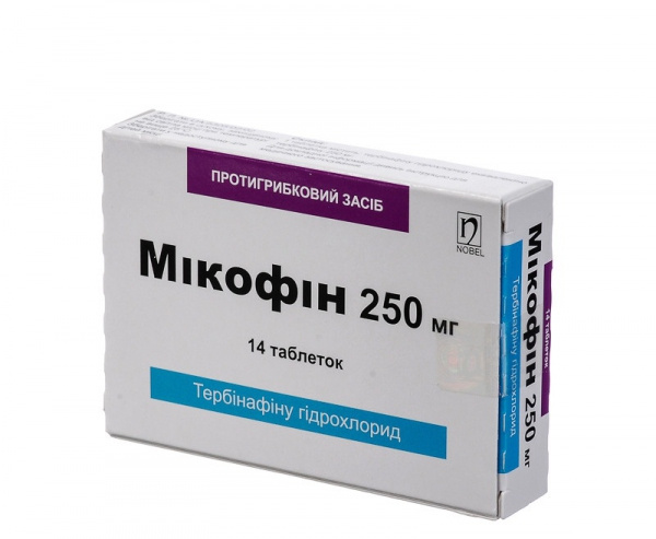 МИКОФИН табл. 250 мг №14