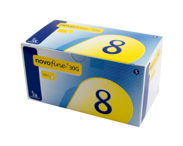 ГОЛКА одноразові стерильні для використання з ШПРИЦ-РУЧКАМИ NovoFine 30G №100