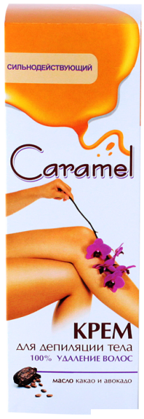 КРЕМ для депіляції тіла «LADY CARAMEL» 100% видалення волосся 100мл