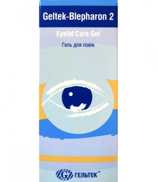 БЛЕФАРОН 2 для повік GELTEK-BLEPHARON 2 «БЛЕФАРОГЕЛЬ» гель 15г
