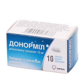 ДОНОРМИЛ табл. п/о 15 мг туба №10