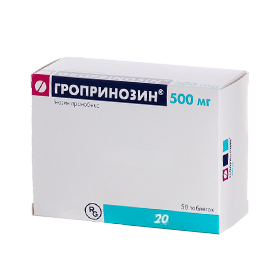 ГРОПРИНОЗИН табл. 500 мг блистер №20