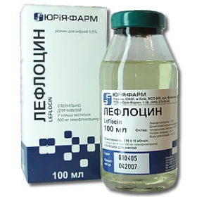 ЛЕФЛОЦИН р-р д/инф. 5 мг/мл бутылка 100 мл