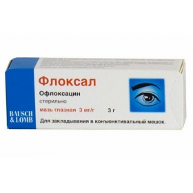 ФЛОКСАЛ мазь глаз. 3 мг/г туба 3 г