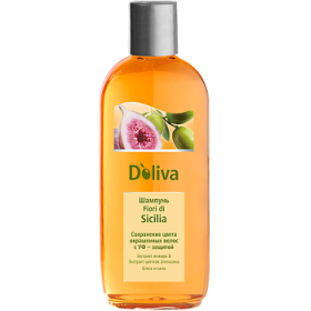 ДОЛІВА «D'OLIVA» шампунь для блиску і свіжості фарбованого волосся «FIORI DI SICILIA» 200мл