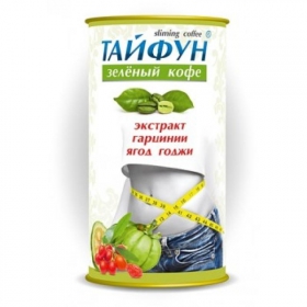 КАВА зелена «ТАЙФУН» з ягодами ГОДЖІ і ГАРЦИНІЄЮ 100г