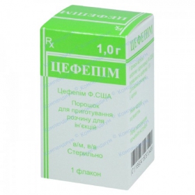 ЦЕФЕПИМ порошок для приготовления ин. р-ра 1000 мг фл. №1