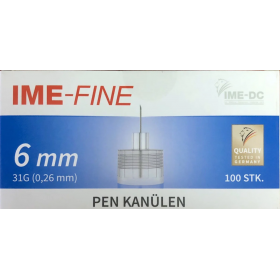 ГОЛКА IME-FINE одноразові стерильні для ШПРИЦ-РУЧОК 31Gх6мм №100