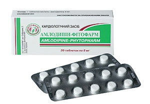 АМЛОДИПИН-ФИТОФАРМ табл. 5 мг блистер №20