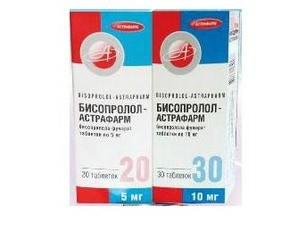 БИСОПРОЛОЛ-АСТРАФАРМ табл. 10 мг блистер №30