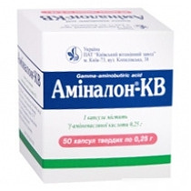 АМИНАЛОН-КВ капс. тверд. 250 мг блистер №10