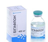 БИГАФЛОН р-р д/инф. 400 мг бутылка 100 мл
