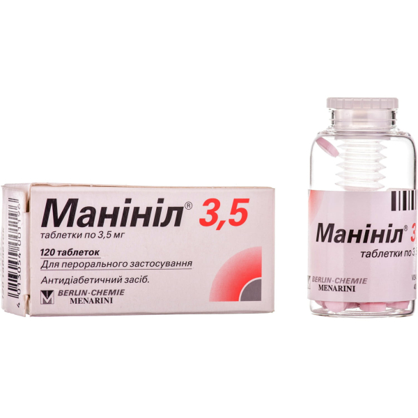 МАНІНІЛ табл. 3,5мг №120