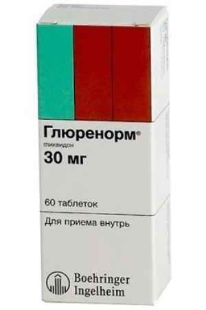 ГЛЮРЕНОРМ табл. 30 мг блистер №60