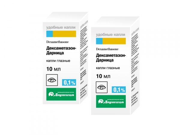 ДЕКСАМЕТАЗОН-ДАРНИЦА капли глазные 1 мг/мл фл. 10 мл