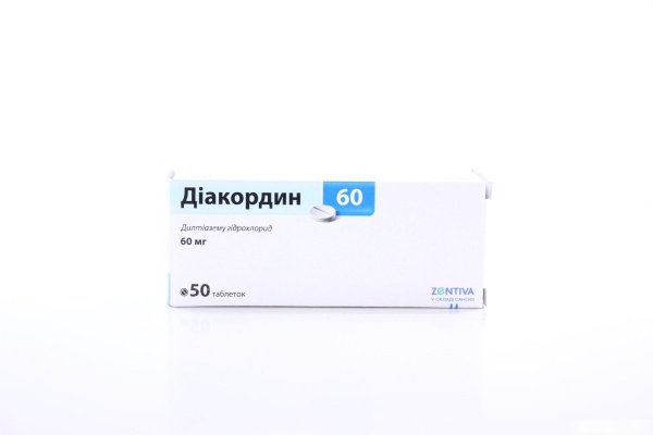 ДИАКОРДИН 60 табл. 60 мг блистер №50
