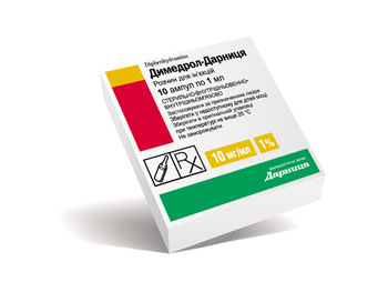 ДИМЕДРОЛ-ДАРНИЦА раствор для инъекций 10 мг/мл амп. 1 мл №10