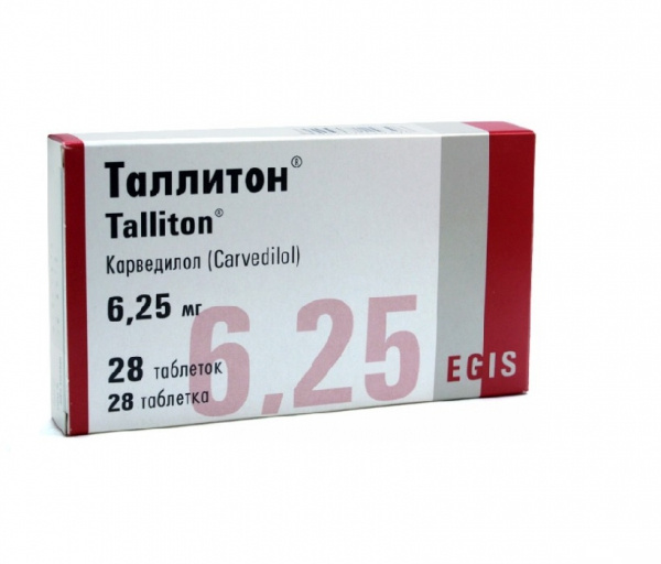 ТАЛЛИТОН табл. 6,25 мг блистер №28
