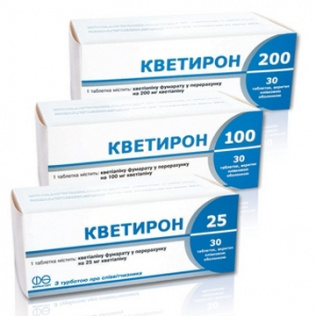 КВЕТИРОН 200 табл. п/плен. оболочкой 200 мг №30