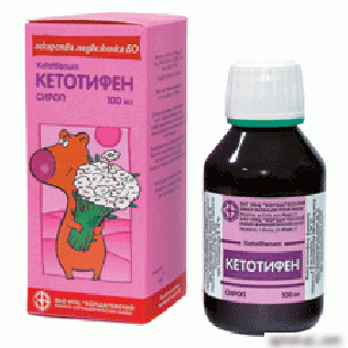 КЕТОТИФЕН сироп 1 мг/5 мл фл. полимер. 100 мл