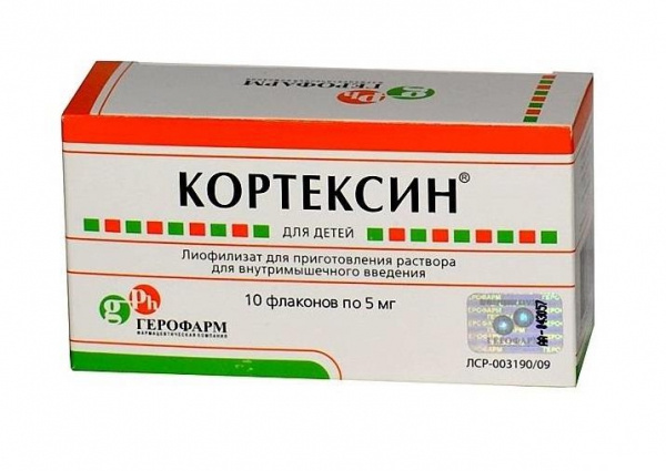 КОРТЕКСИН лиофил. д/р-ра д/ин. 5 мг фл. №10