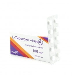 L-ТИРОКСИН-Фармак табл. 100мкг №50
