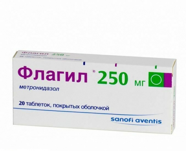 ФЛАГИЛ табл. п/о 250 мг №20