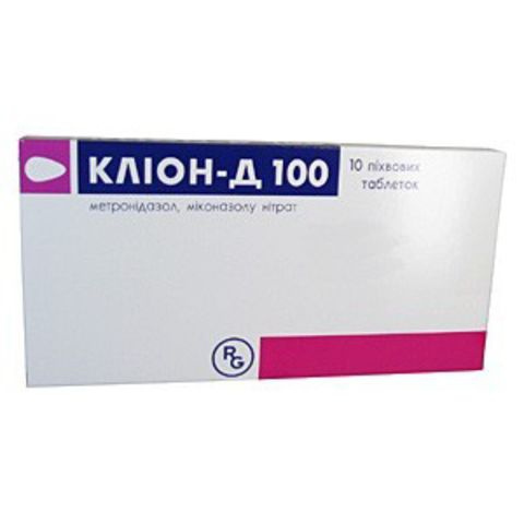 КЛІОН-Д 100 таблетки вагінальні №10