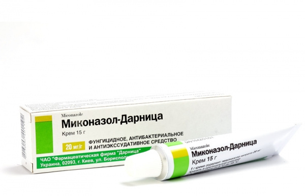 МИКОНАЗОЛ-ДАРНИЦА крем 20 мг/г туба 15 г