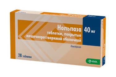 НОЛЬПАЗА табл. гастрорезист. 40 мг №28