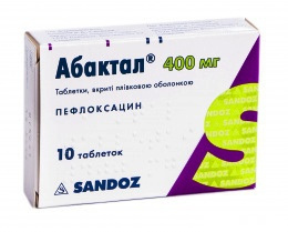 АБАКТАЛ табл. п/плен. оболочкой 400 мг №10