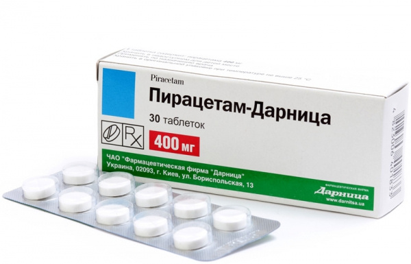 ПИРАЦЕТАМ-ДАРНИЦА табл. 400 мг контурн. ячейк. уп. №30