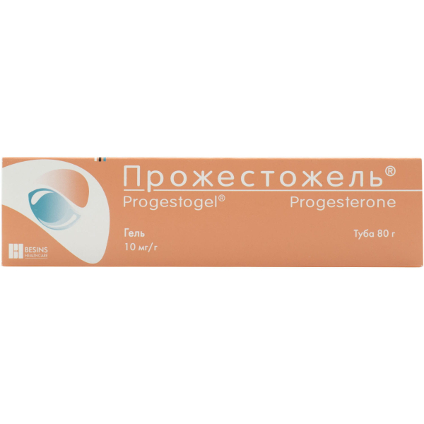 ПРОЖЕСТОЖЕЛЬ гель для місцевого застосування 0,01г/г туба 80г зі шпателем-дозатором