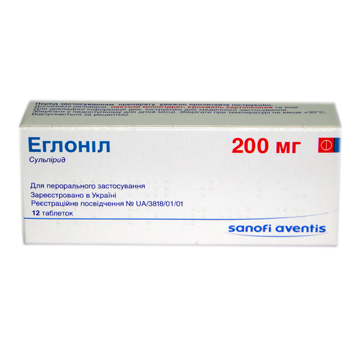 ЭГЛОНИЛ табл. 200 мг блистер №12