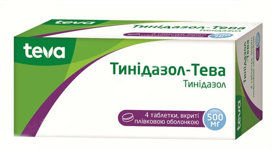 ТИНИДАЗОЛ табл. 500 мг №4