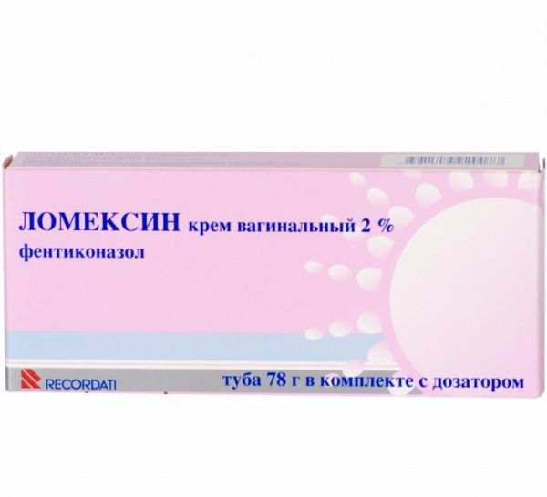 ЛОМЕКСИН крем вагинальный 20 мг/г туба 78 г, с аппликатором