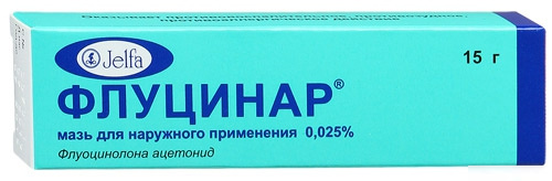 ФЛУЦИНАР мазь 0,25 мг/г туба 15 г