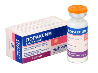 ЛОРАКСИМ порошок для приготовления ин. р-ра 1000 мг фл. №1