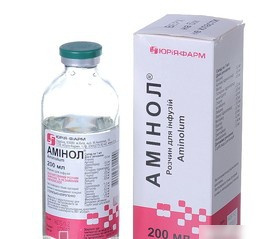 АМИНОЛ р-р д/инф. бутылка 200 мл