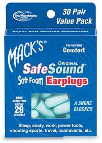 БЕРУШІ з пінопропілену Soft Foam Earplugs пара, Original SafeSound №10