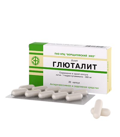 ГЛЮТАЛИТ капс. 300 мг №20
