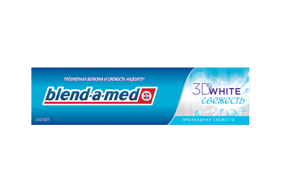 ЗУБНАЯ ПАСТА «BLEND-A-MED 3D WHITE СВЕЖЕСТЬ» 100 мл