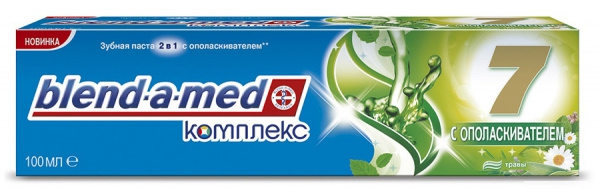 ЗУБНА паста BLEND-A-MED COMPLETE+WHITE 100мл