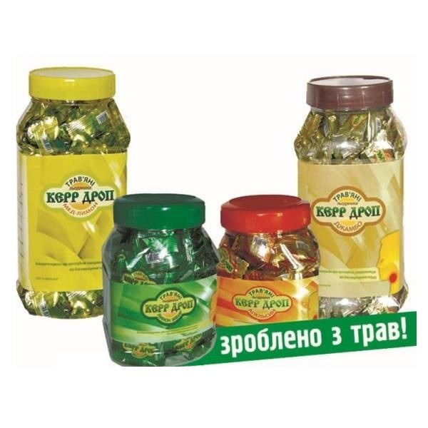 КЕРР ДРОП леденцы, лимон мед №200