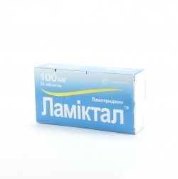 ЛАМИКТАЛ табл. дисперг. 100 мг блистер №28