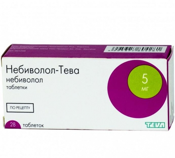 НЕБИВОЛОЛ-ТЕВА табл. 5 мг №28