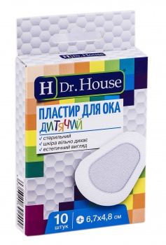 ПЛАСТИР для очей «H Dr. House» дитячий стерильна №10